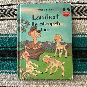 Walt Disney Productions *Vintage* Lambert the Sheepish Lion Hardback Book